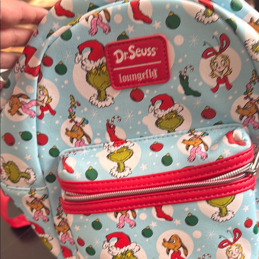 Dr. Seuss Loungefly Christmas Mini Backpack